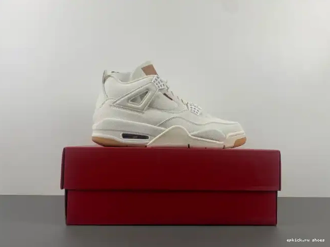 Cheap Jordan x AO2571-100 'White' Levi's 4 Air 0519